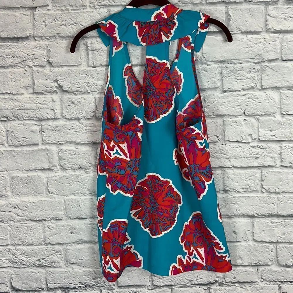 Southern Frock Collared Racer Back Tank Size Small - Picture 4 of 5
